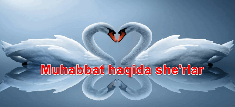 Muhabbat haqida she'rlar, qo'shiqlar